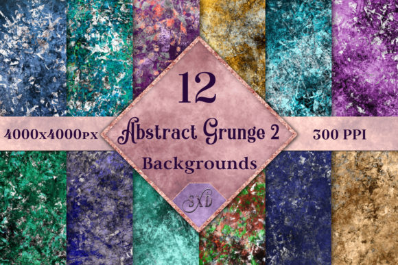 Abstract Grunge 2 Backgrounds: Depth for Modern Design