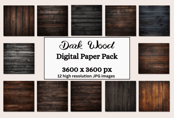 Dark Wood Texture Backgrounds: Designing with Natural Depth