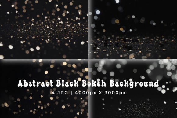 Elevate Your Visuals: Mastering Abstract Black Bokeh Backgrounds