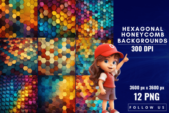 Hexagonal Honeycomb Backgrounds: Geometry Meets Nature