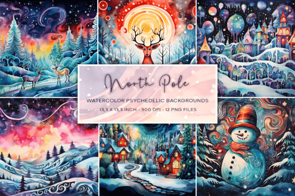 Psychedelic Christmas Backgrounds: A Designer's Guide