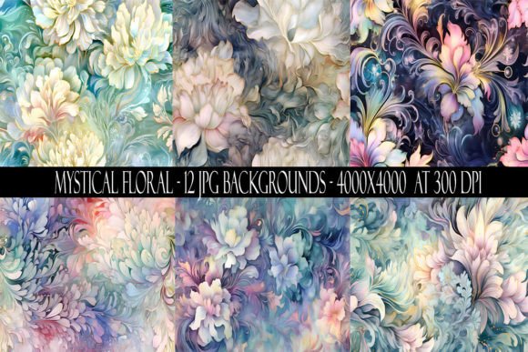 Unlock Creative Potential with Mystical Floral Backgrounds