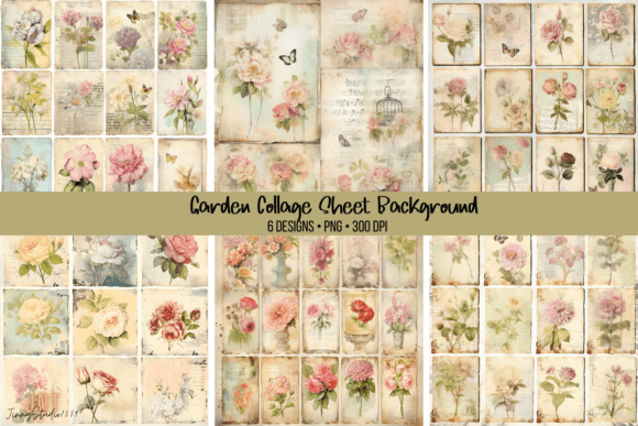 Unpacking the Garden Collage Sheet: A Designer's Floral Toolkit