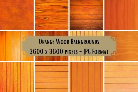 Warmth and Texture: Integrating Orange Wood Backgrounds into Your Projects