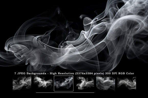 White Black Smoke in Black Backgrounds: A Textural Guide for Modern Design