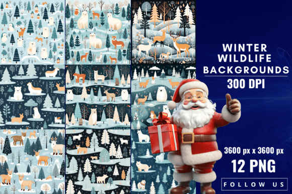 Winter Wildlife Backgrounds: Capturing Nature's Frosty Magic